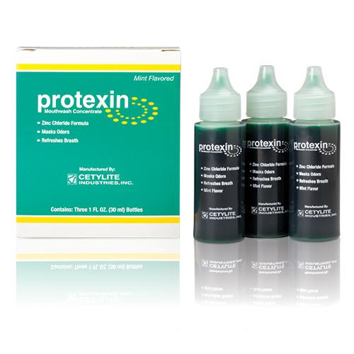 Protexin Mouthwash Concentrate, Pleasant Mint Flavor, 3 x 1oz Bottles