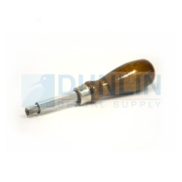 Buffalo Dental Lab Bur Cleaning Brush Wire Bristles with Wooden Handle #07420