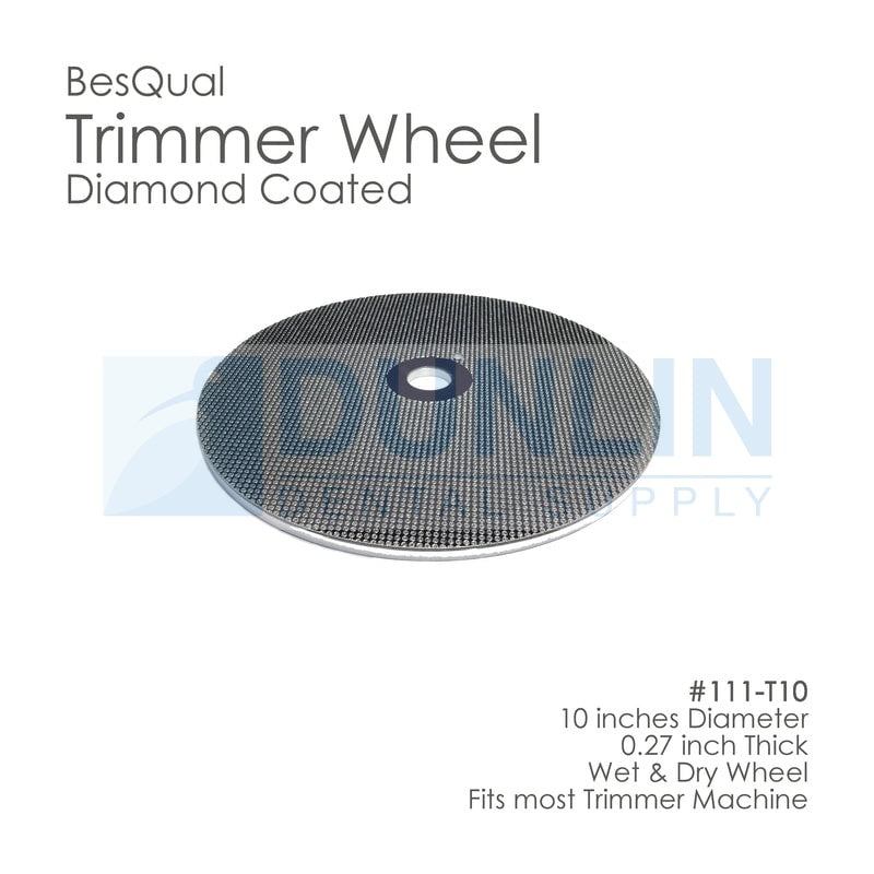 BesQual CD-W60 Diamond Green Stone Wheel 4mm Edge - For Dental Lab Zirconia & Porcelain