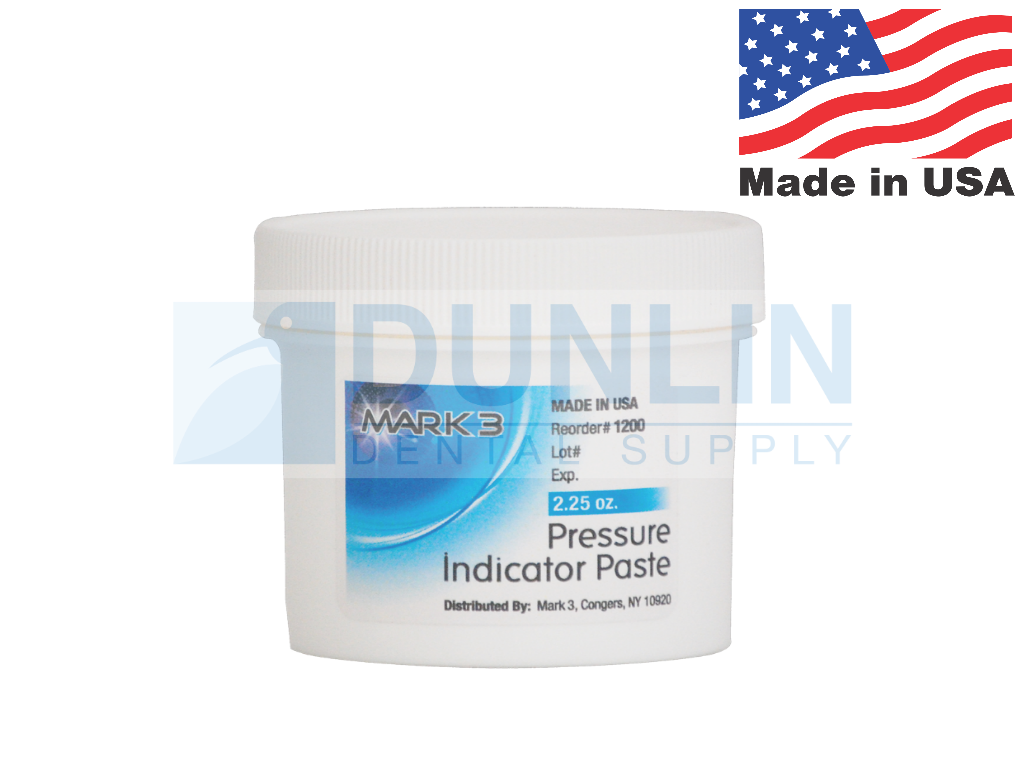 Dental Pressure Indicator Paste PIP (2.25oz Jar) White - Mark3 #1200