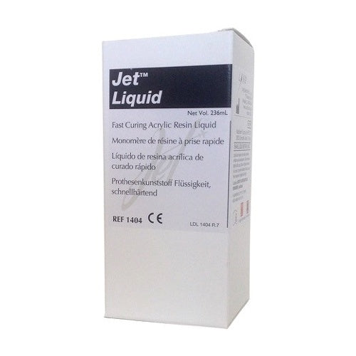 Lang Dental Jet Denture Repair Acrylic Resin Liquid Self Cure (8 oz ) 236 ml #1404