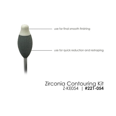 Z-KIT Zirconia Contouring Kit for Pre-Sintered Zirconia 5 Shapes/Kit