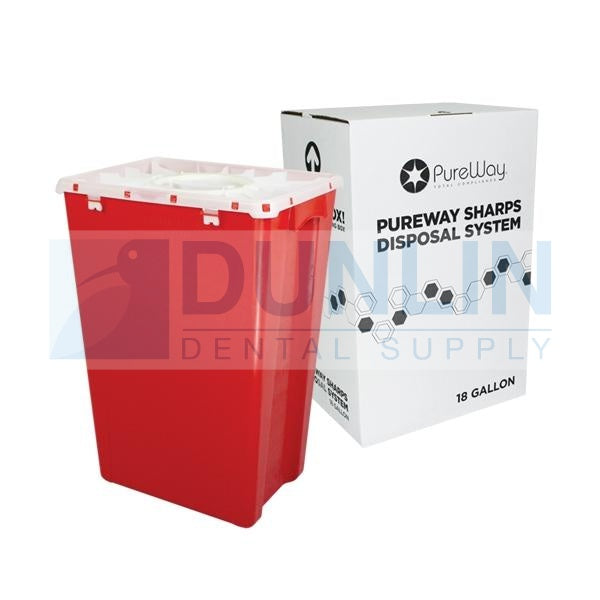 PureWay Sharps Disposal System 18 Gallon (40018)
