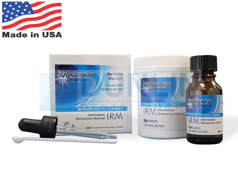 Reinforced ZOE Cement IRM Intermediate Restorative 50g Powder 15mL Liquid #5370