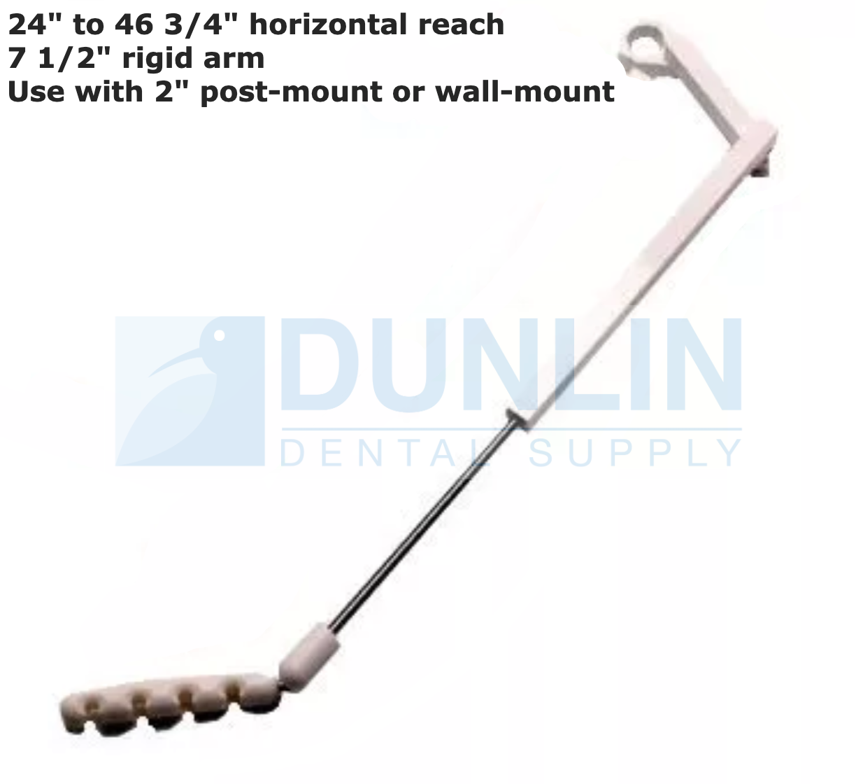 Telescoping Arm with 4 Position Holder, White - DCI 8186