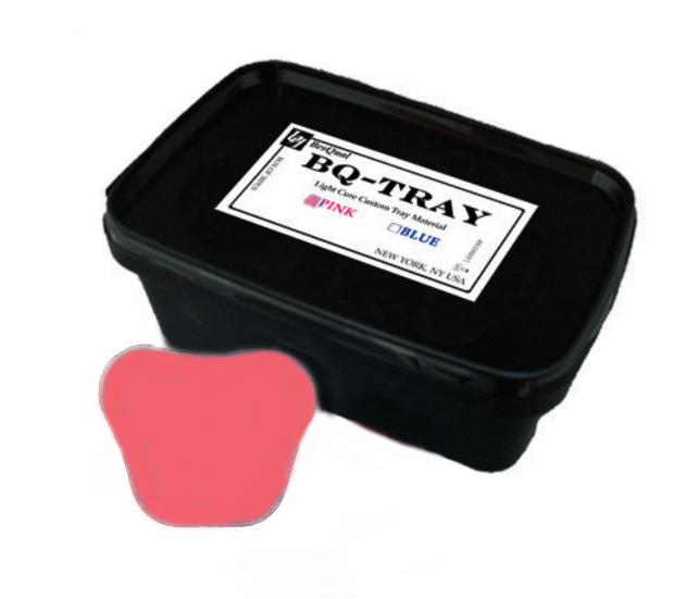 BesQual Light Cure Custom Tray Material, Pink, 50/Box. 2.0mm Thick, Ready to Use.