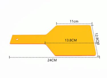 Dunlin Dental Protective Curing Light Shield Hand-Held Visible Light Plate Board #CLS-HH