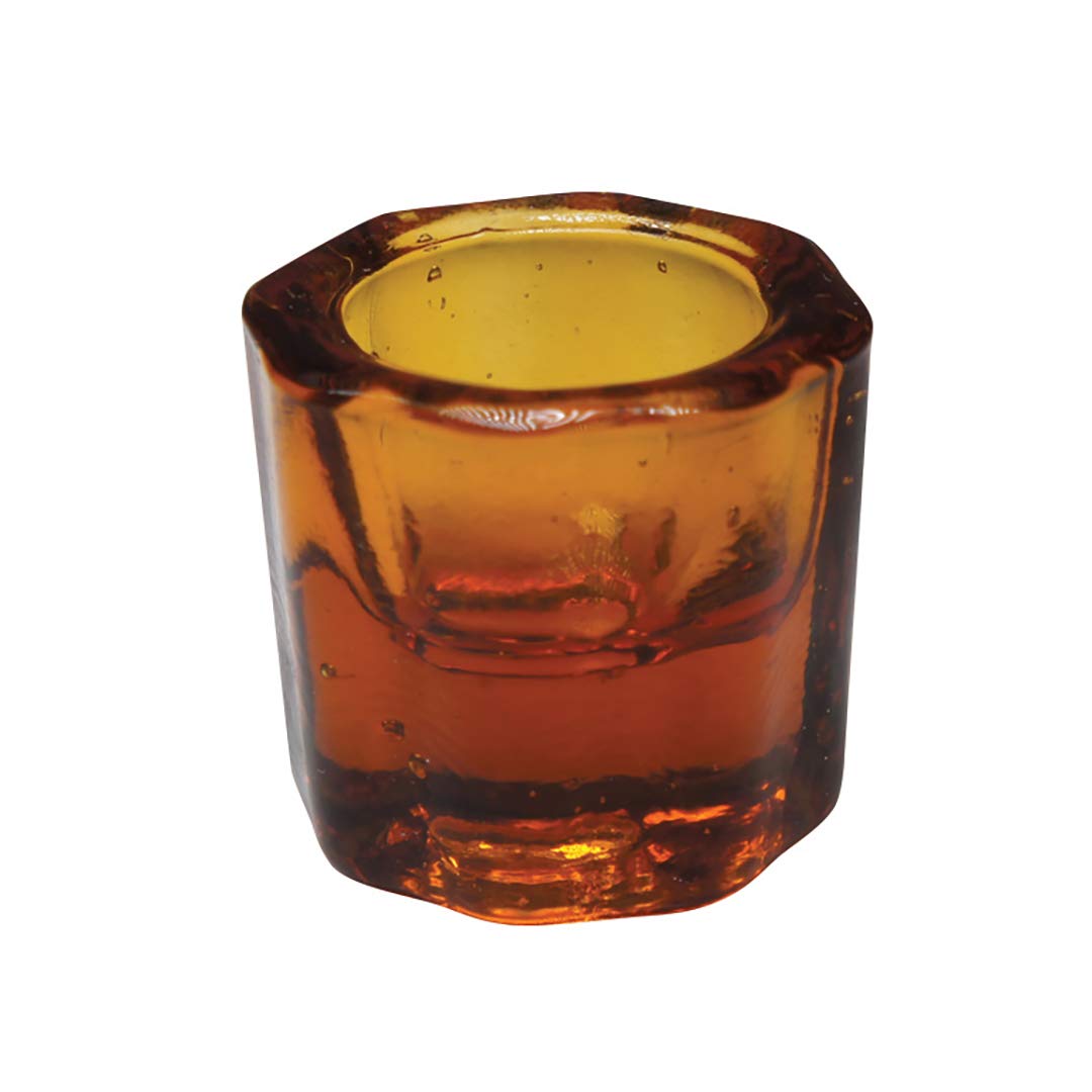 Dunlin Dental Premium Glass Mixing Dappen Dish, Clear, Blue, Green or Amber