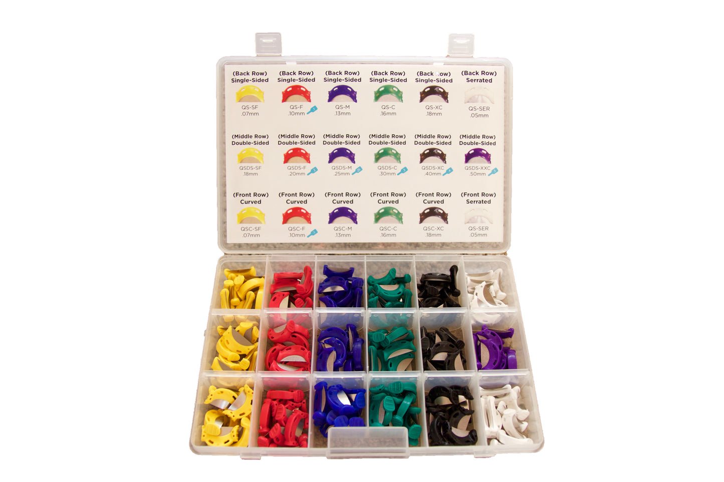 QwikStrip Finishing IPR Strips Ultimate Assorted Pack (180 Strips) CONTAINS 10QS-ULT 180 OF EACH #QS-ULT 180