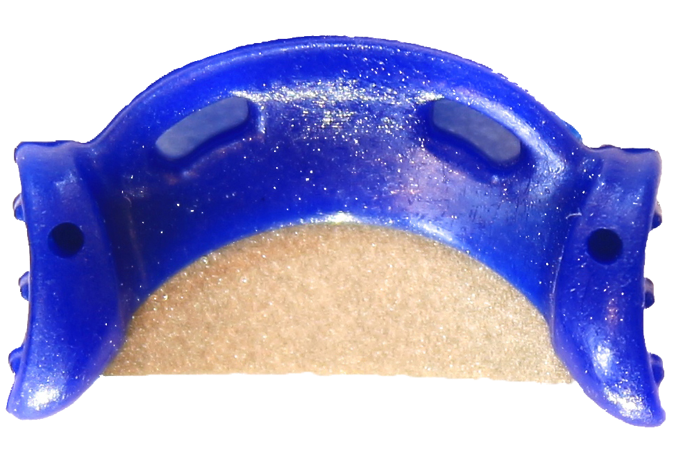 QwikStrip Finishing IPR Strips, Curved, 10/Pack, BLUE, 0.13mm . For Cement #QSC-M