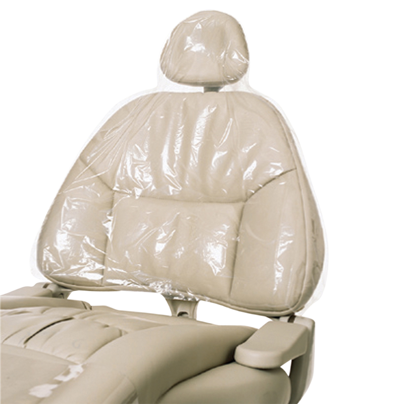 Mark3 Dental Half Chair Cover (Half Chair ) 27.5" x 24" Clear Plastic- 225 Covers/ Box