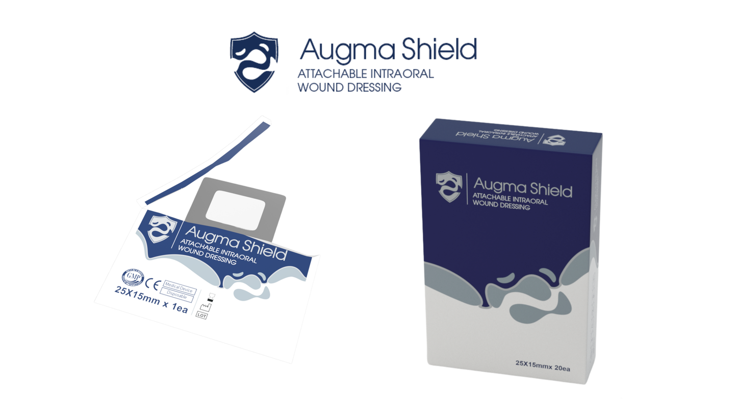 Augma Shield™ Attachable Intraoral Wound Dressing, 25mm x 15mm, 20/Bx