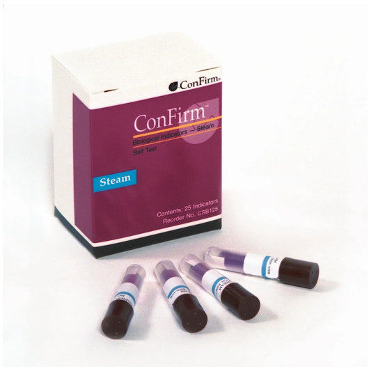 Crosstex ConFirm 24 In-Office Steam Biological Indicators 25/Pack Sterilization