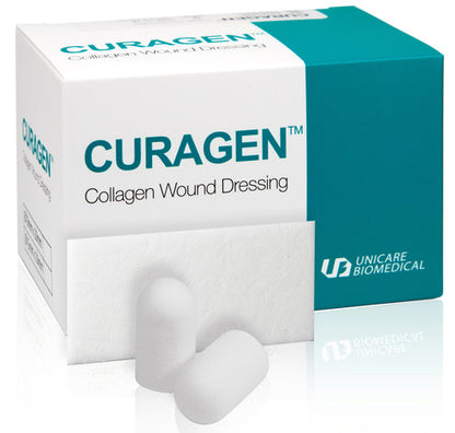 Curagen™ Collagen Wound Dressing 10x20mm plug; 10 pieces/box #HAD001020