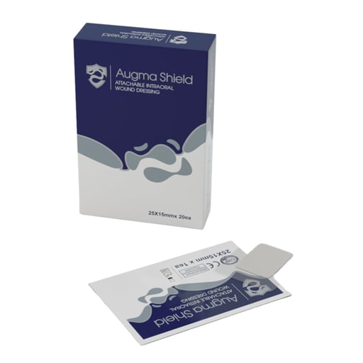 Augma Shield Attachable Intraoral Wound Dressing 25mm x 15mm 20/Box