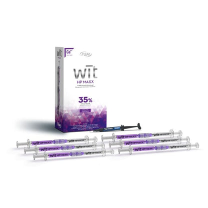FGM WiT HP Maxx 35% Hydrogen Peroxide Teeth Whitening Kit – In-Office Chairside Syringe System #4000023572