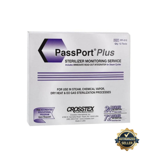 SPS Medical Passport Plus Mail-In Sterilizer Monitoring System 12/Box #PP-012