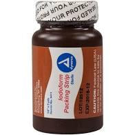 Iodoform Packing Strip Sterile 1/4"