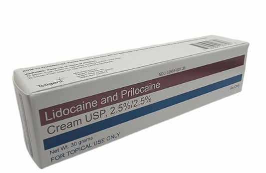 Lidocaine And Prilocaine 2.5% Cream 30 Grams