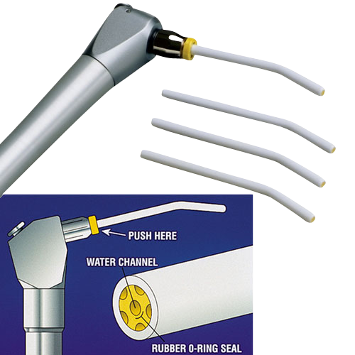 Mark3 Lock Tight Air Water Syringe Tips White (Seal Tight Replacement) 1500/Pk	#100-1206