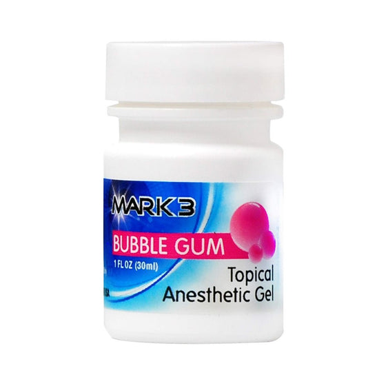 Mark3 Dental Topical Anesthetic Gel 20% Benzocaine 1 oz Jar - Buy 5 Get 1 Free