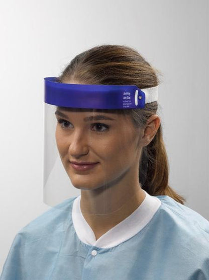 Palmero Dynamic Disposable Full Face Shields 8" Length, Meets OSHA Guidelines (Case of 24) Made in USA #1964