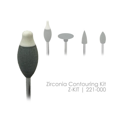 Z-KIT Zirconia Contouring Kit for Pre-Sintered Zirconia 5 Shapes/Kit