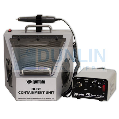 Buffalo Dental Dust Containment Unit Light, Suction, V35 Handpiece, Filter #36800