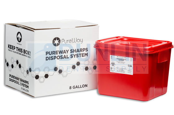 PureWay Sharps Disposal Collection System 8 Gallon (40008)