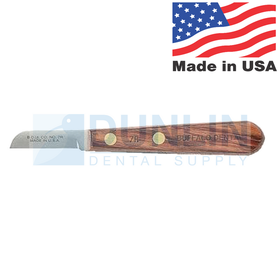 Buffalo Dental 7R Knife with Rosewood Handle (1.5" Straight Bade) 55600
