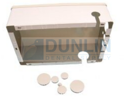DCI Dental Delivery Junction Box, Standard, Housing & Cover Only, Gray #8312