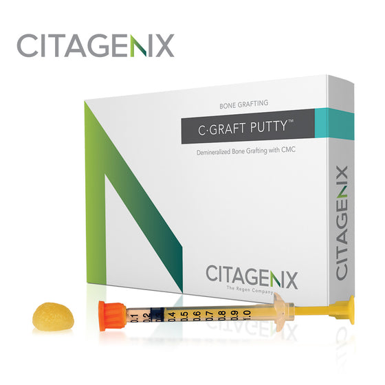 Citagenix C-Graft Putty DBM Syringe, Available in 0.3 cc,0.5 cc, 1.0 cc, 3.0 cc