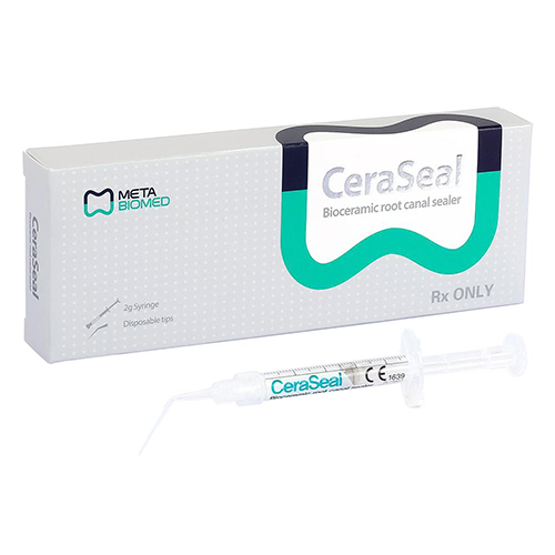 Ceraseal Bioceramic Sealer, Includes; 2g Pre-mixed syringe × 1EA Intra canal tips × 10EA