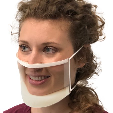 ClearMask Anti-fog ASTM Level 3 Elastic Strap Transparent Medical Mask - Box of 24