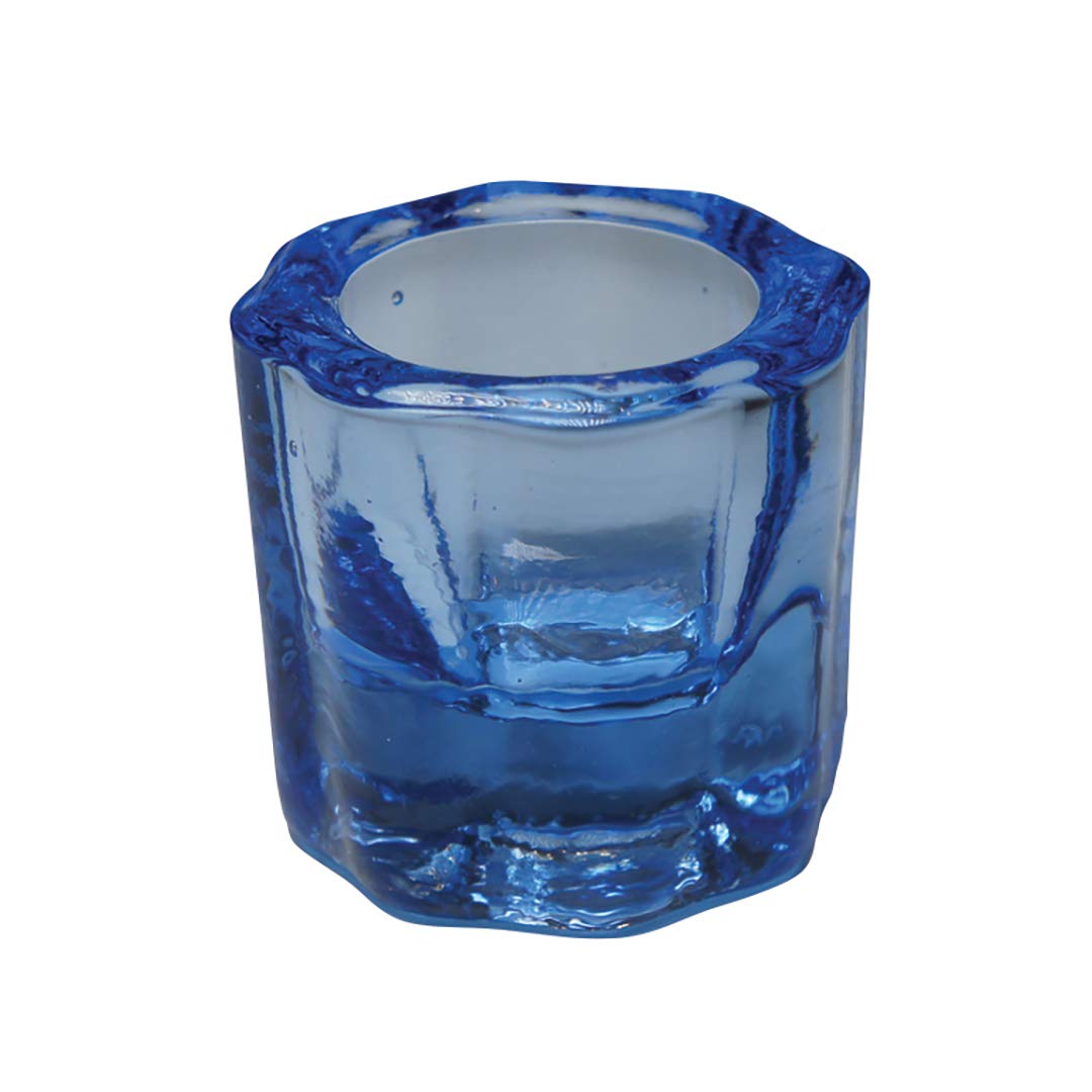 Dunlin Dental Premium Glass Mixing Dappen Dish, Clear, Blue, Green or Amber