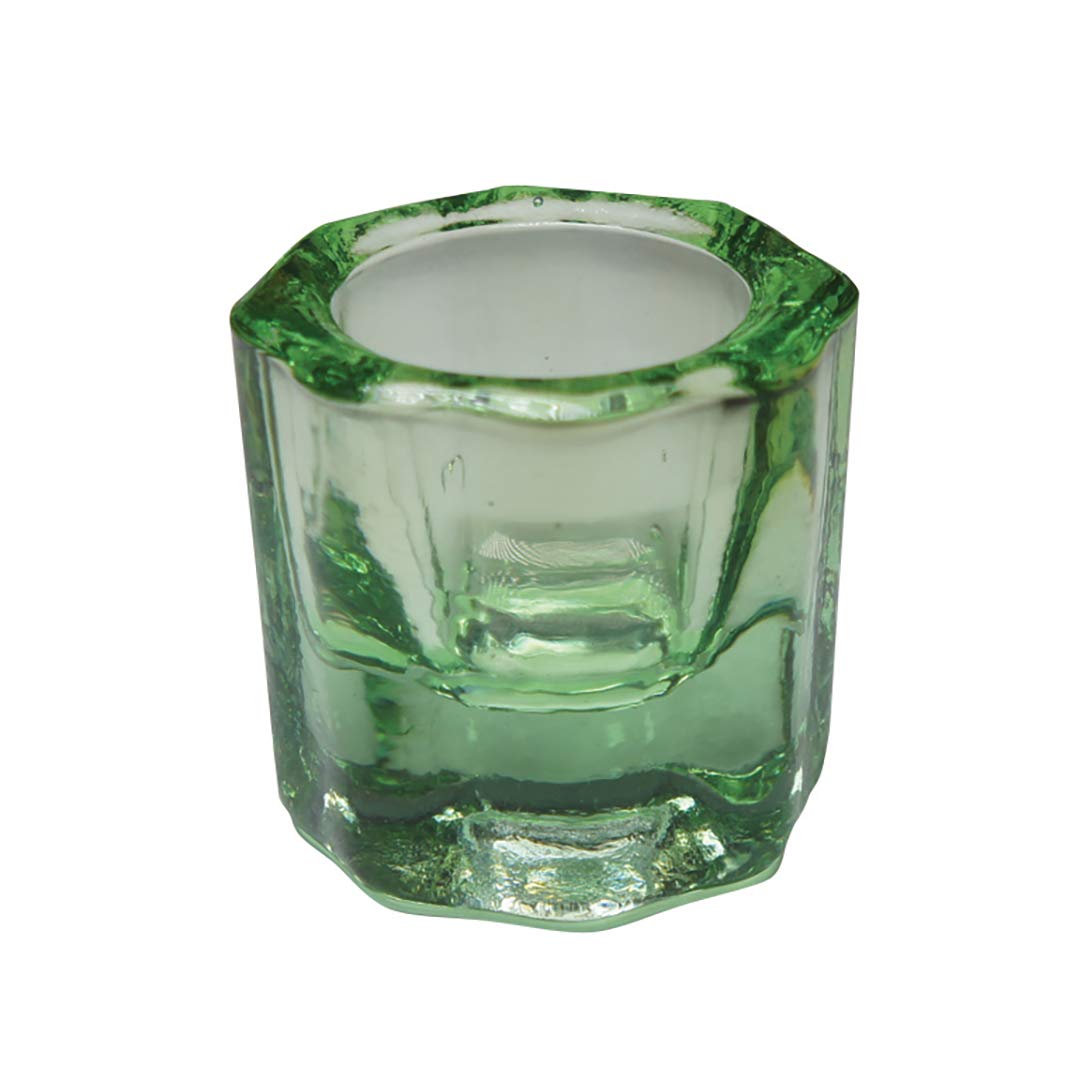 Dunlin Dental Premium Glass Mixing Dappen Dish, Clear, Blue, Green or Amber