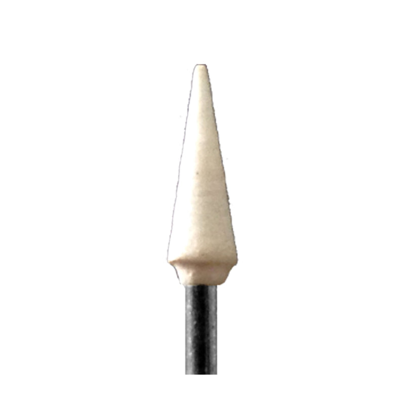 BesQual FG White Mounted Stones (Pack of 12) for Finishing Porcelain, Gold, Silver Alloys, Amalgam and Composites