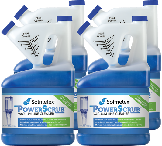 Solmetex PowerScrub Vaccuum Line Cleaner, Eco-friendly, 100% Biodegradable