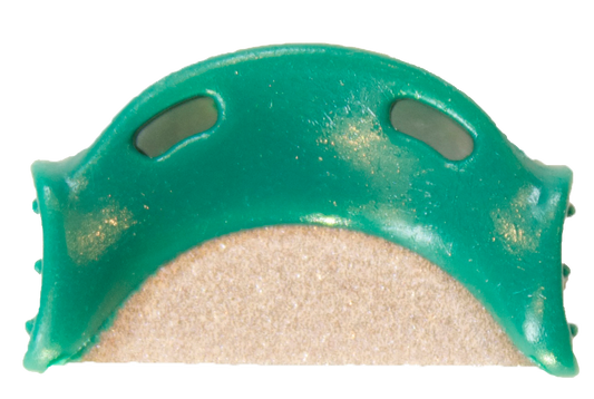 QwikStrip Autocalvable Abrasive Strips Coarse Green, Package of 10 Strips #QS-C