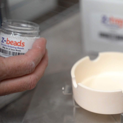 Dental Creations Z-Beads Zirconia Sintering Beads 200g Jar of 2mm Beads